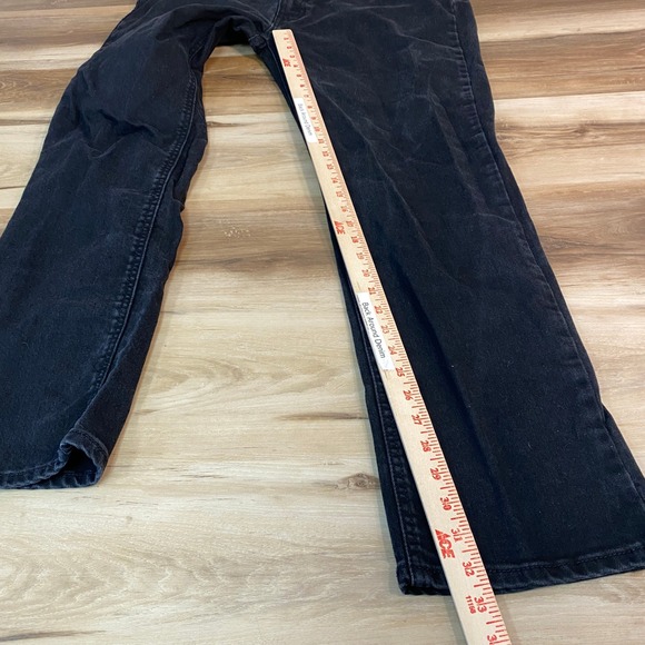 Levi's 541 Jeans Mens 36x34 Black Athletic Taper Denim - Picture 6 of 7